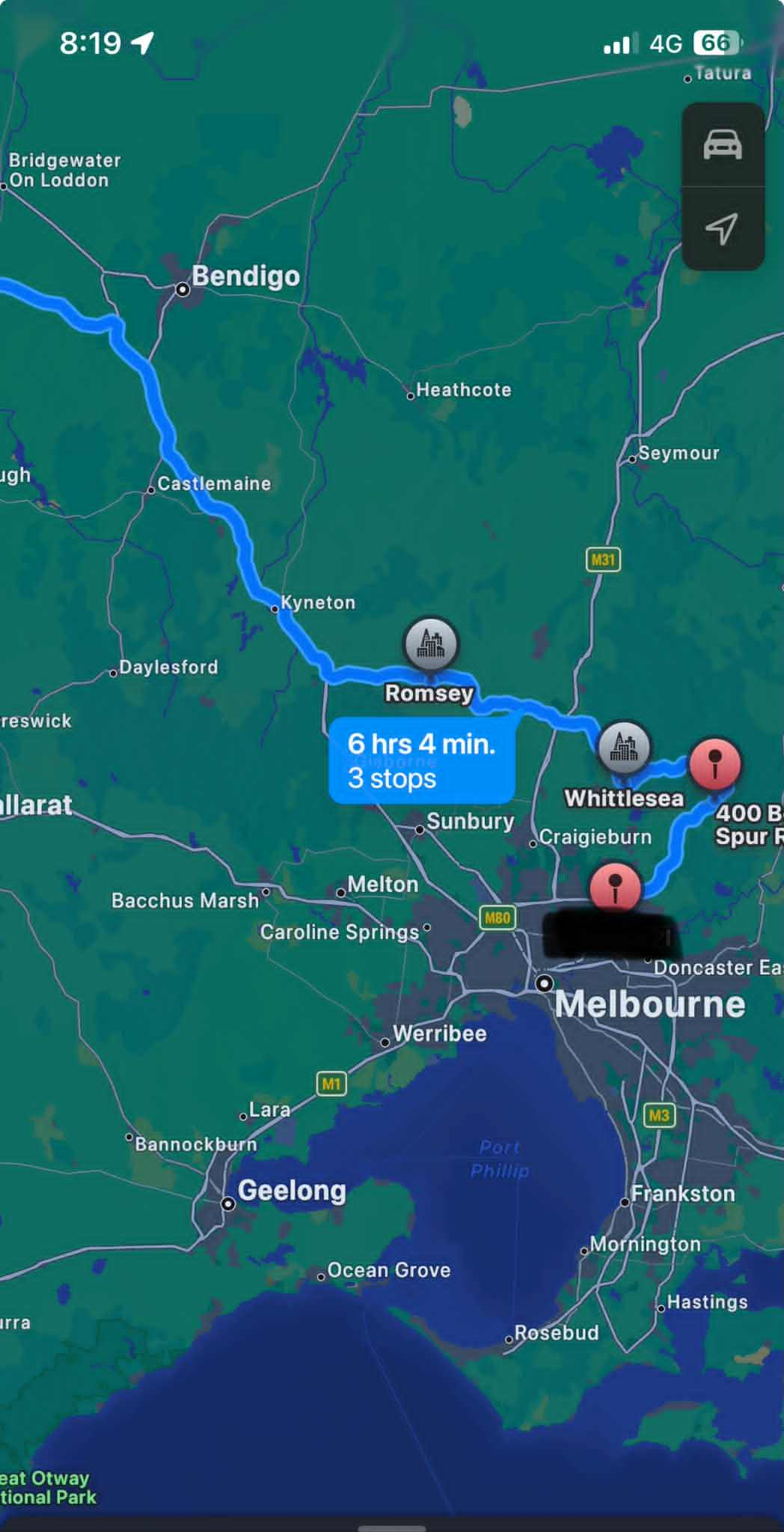 Skipping the Holiday traffic
